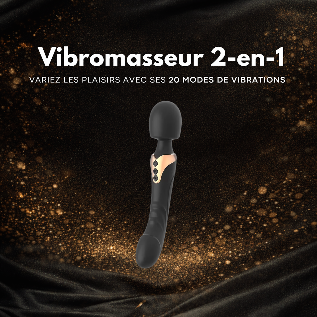 Vibromasseur 2-en-1