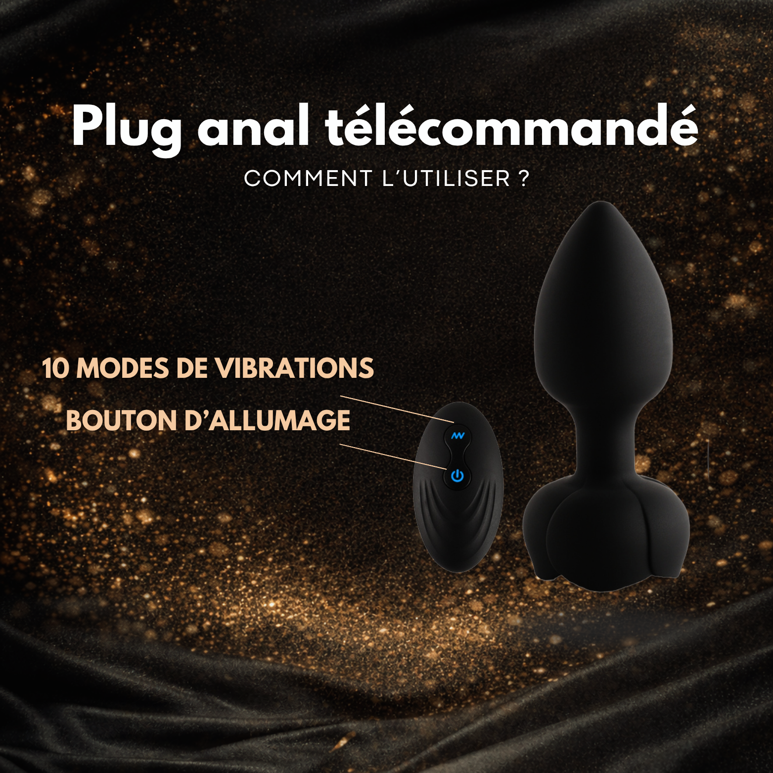 Plug anal télécommandé