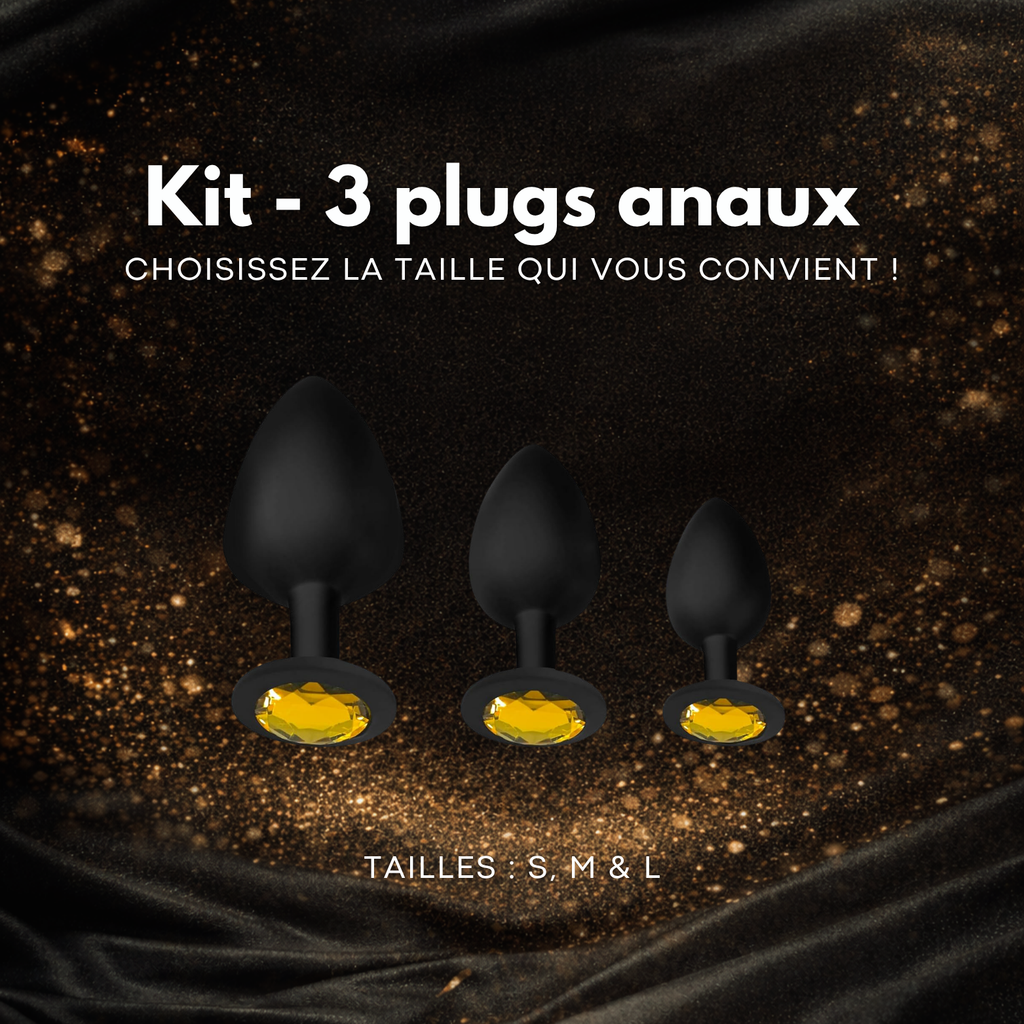 Kit - 3 plugs anaux
