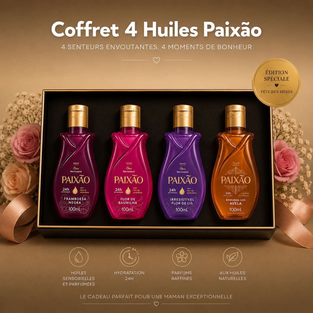 Coffret - 4 Huiles Paixão