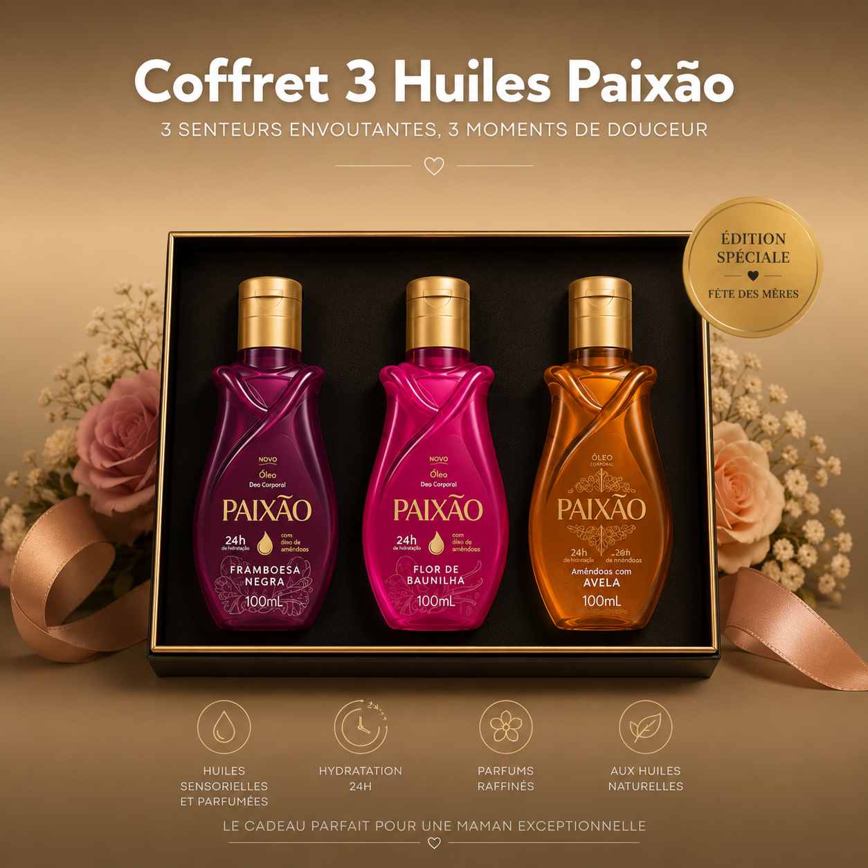Coffret - 3 Huiles Paixão