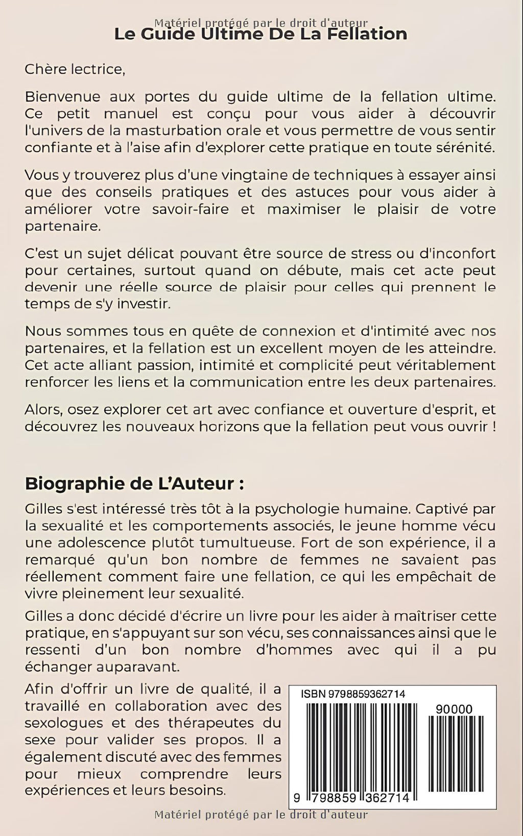 Guide de la fellation - BLACKWOOD Gilles