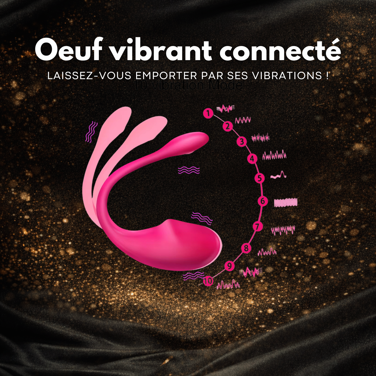 Oeuf vibrant connecté